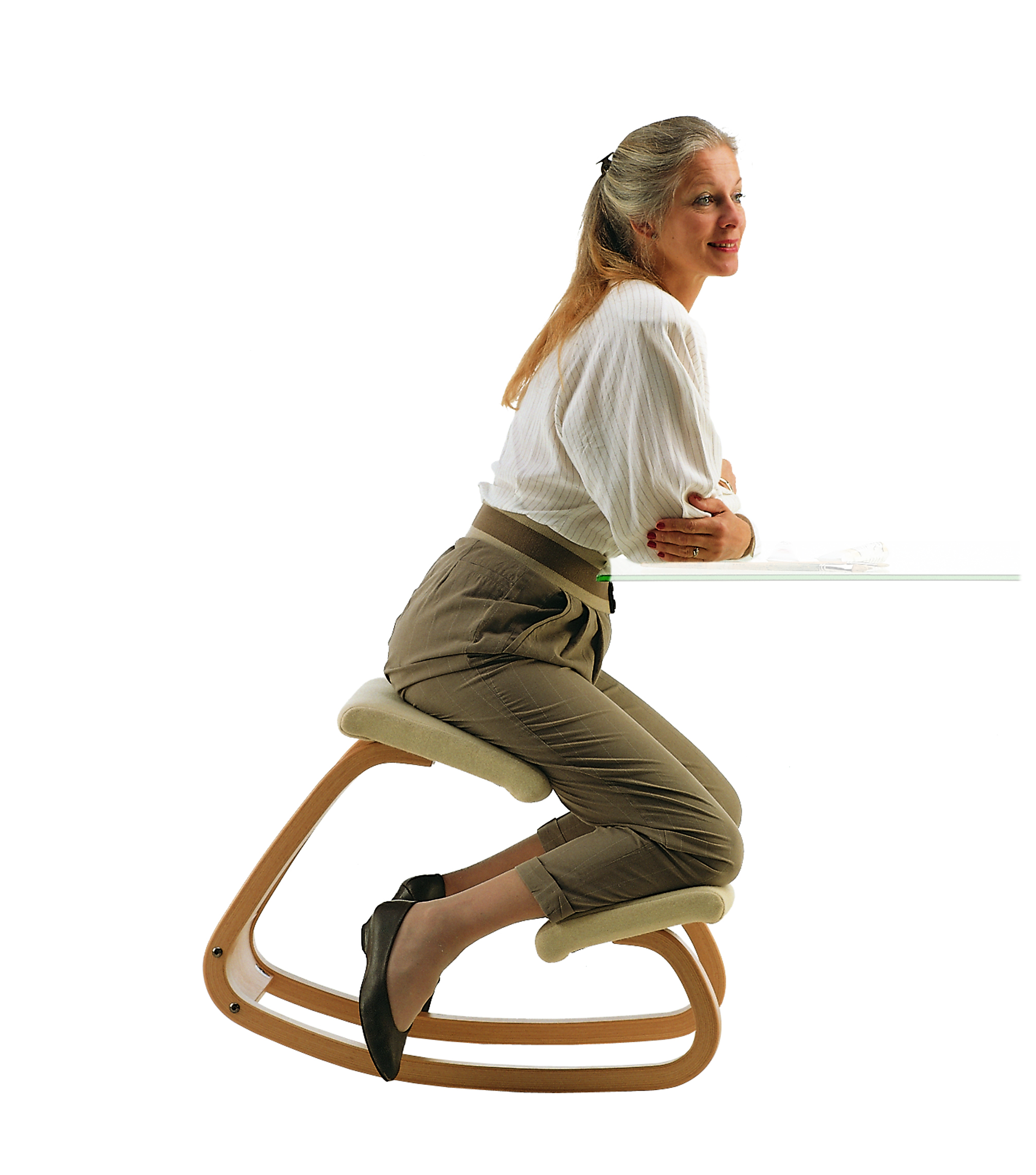 Variable chair with woman