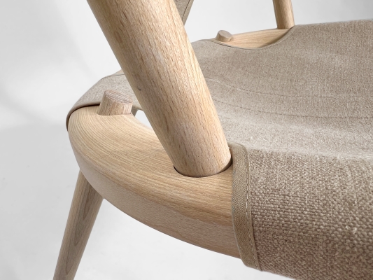 Nomadi chair detail by Peter Opsvik - nature