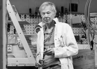 Peter Opsvik in workshop